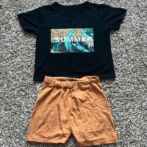 Shein summer outfit fits size 2-3T